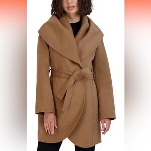 Tahari wrap coat